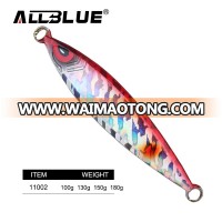 Discount Fishing Gear Flat Fall Jigs Fishing Bait Casting Saltwater Slow Metal Jig Chinese Big Game Lures