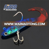 FJORD Hot free sample soft fishing lure lead head soft fish lures for fishing