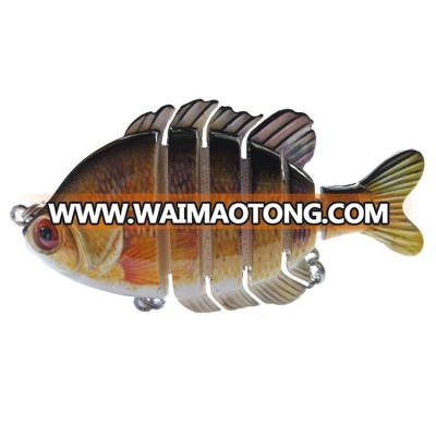 Wholesale 8.8cm/24g multi jointed panfish fishing lures